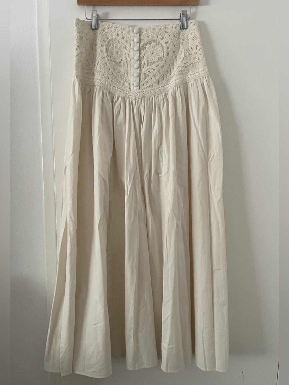 Free People - Bella Battenburg Skirt Size US 4 - Picture 3 of 9